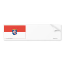 Hessen Flag bumper stickers