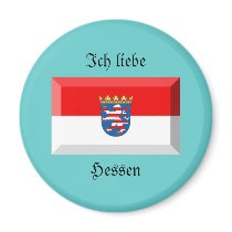 Hessen Flag Gem magnets