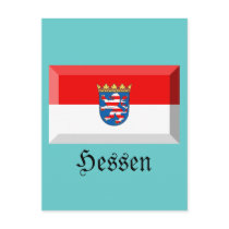 Hessen Flag Gem postcards by Vexillophile Hessen Flag Gem postcards