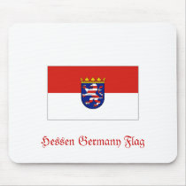 Hessen Germany Flag Mouse Mat