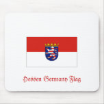 Hessen Germany Flag Mouse Mat