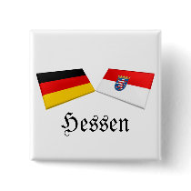 Hessen, Germany Flag Tiles buttons