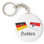 Hessen, Germany Flag Tiles Key Chain