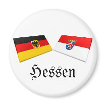 Hessen, Germany Flag Tiles magnets