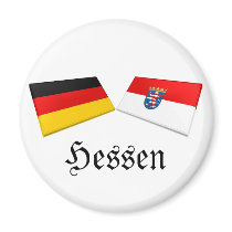 Hessen, Germany Flag Tiles magnets
