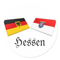 Hessen, Germany Flag Tiles stickers