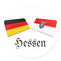 Hessen, Germany Flag Tiles stickers
