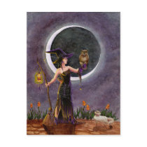 'Hester and the Owl' Postcard postcards