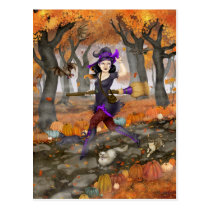Hester's Autumn Adventure Postcard