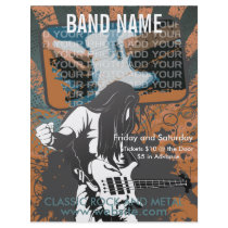 Hetal Metal Band Flyer by ZazzleFlyers Hetal Metal Band Flyer
