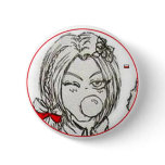 Hetalia GenderBend- femPoland (black/white) buttons