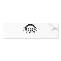 Hetero Pride bumper stickers by gay_pride Hetero Pride bumper stickers