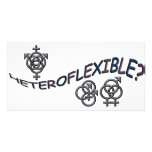 HETEROFLEXIBLE II SWINGERS SYMBOL CUSTOM PHOTO CARD