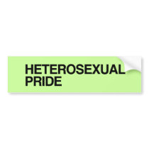 HETEROSEXUAL PRIDE.png Bumper Stickers