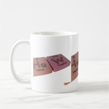 Hew as He Helium and W Tungsten Coffee Mug