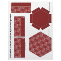 Hex Box Burgundy Full Color Flyer