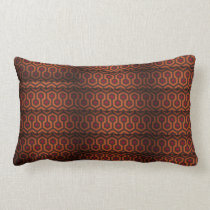 Hex pattern throw pillow