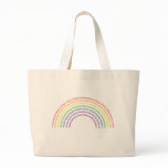Hex Rainbow Canvas Bags
