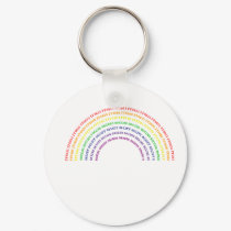 Hex Rainbow keychains