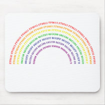 Hex Rainbow mousepads