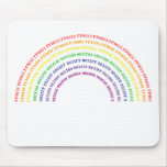 Hex Rainbow mousepads