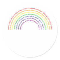 Hex Rainbow stickers