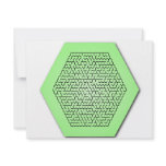 Hexagon Maze Invitation