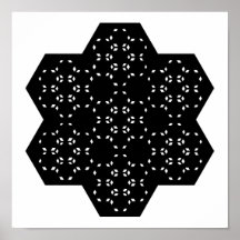 Hexagon Poster