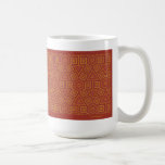 Hexagon Terracotta Tile Look Mug