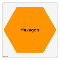 Hexagon Wall Decal