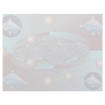 Hexagonal bipyramids in orbit photo customized letterhead