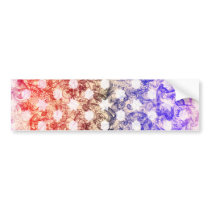 HEXAGONS, HEXAGRAMS & SWIRLS BUMPER STICKER