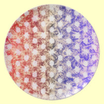 HEXAGONS, HEXAGRAMS & SWIRLS plates
