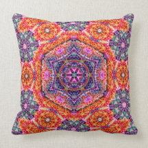 Hexagram of Persistence  Throw Pillow