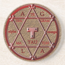 hexagram of solomon drink coaster