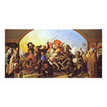 Hexathlon On The Island Lipadusa By Julius Schnorr Customized Photo Card