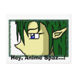 Hey, Anime Spaz...! postcards
