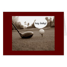 HEY BABY WANNA SWING WITH ME-LOVE CARD