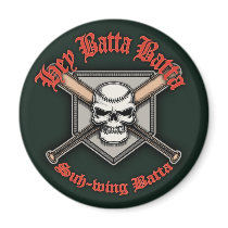 Hey Batta Batta -red Fridge Magnet