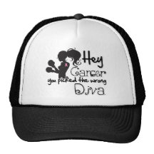 Hey Breast Cancer You Picked The Wrong Diva Mesh Hat