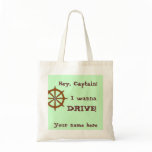 Hey Captain Name Tote bags