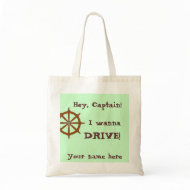 Hey Captain Name Tote bag
