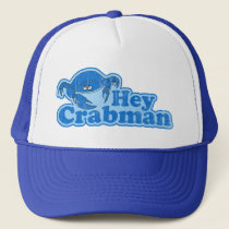 Hey Crabman Trucker Hat by ruderetro Hey Crabman Trucker Hat