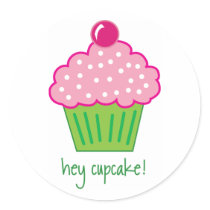 hey cupcake! stickers