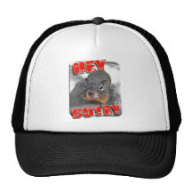Hey cutey funny squirrel mesh hat
