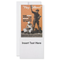 Hey Fellows World War II Custom Rack Cards
