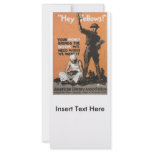 Hey Fellows World War II rack cards