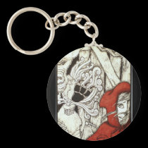 Hey Girlie Girl Key Ring keychains