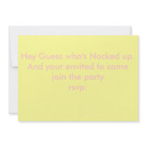 Hey Guess who's Nocked up.And your envited to c... invitations