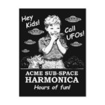 Hey Kids! Call UFOs! postcards